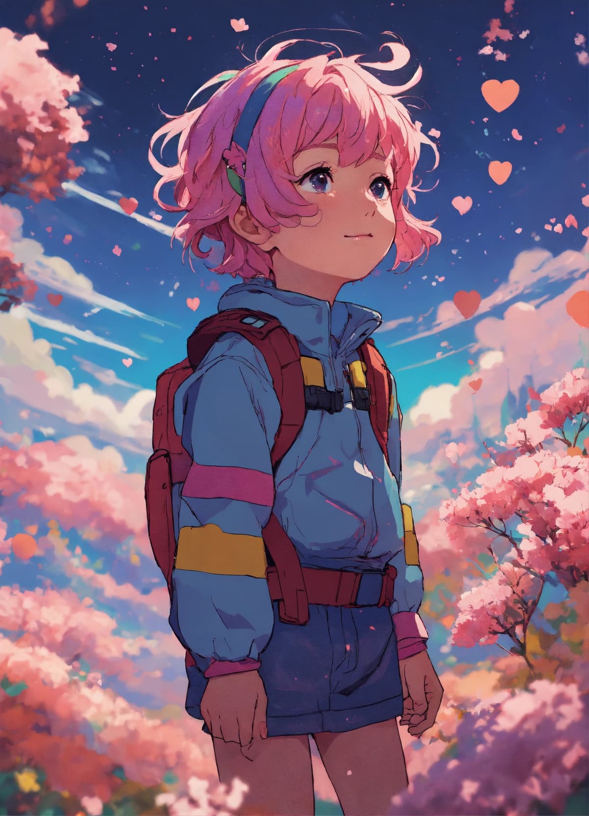 アニメ男の子のStable Diffusion AI生成画像