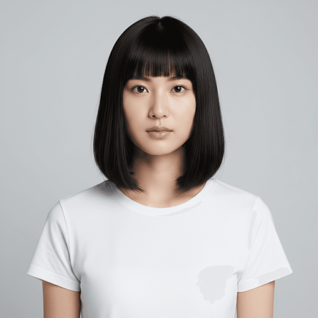 髪型変更 ボブカット - AI写真加工プロンプト — After