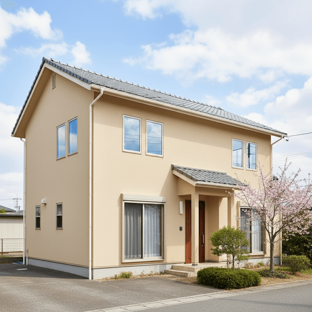 外壁塗装シミュレーション AI - 家の外壁色を写真で試着 — After