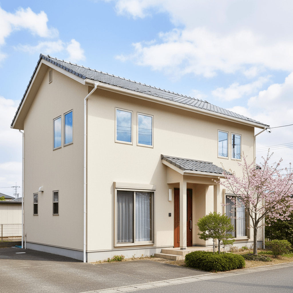 外壁塗装シミュレーション AI - 家の外壁色を写真で試着 — Before