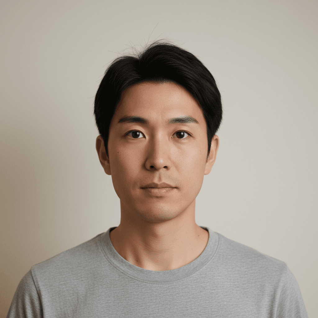 LinkedIn プロフィール写真 - ビジネス向けAI加工 — Before