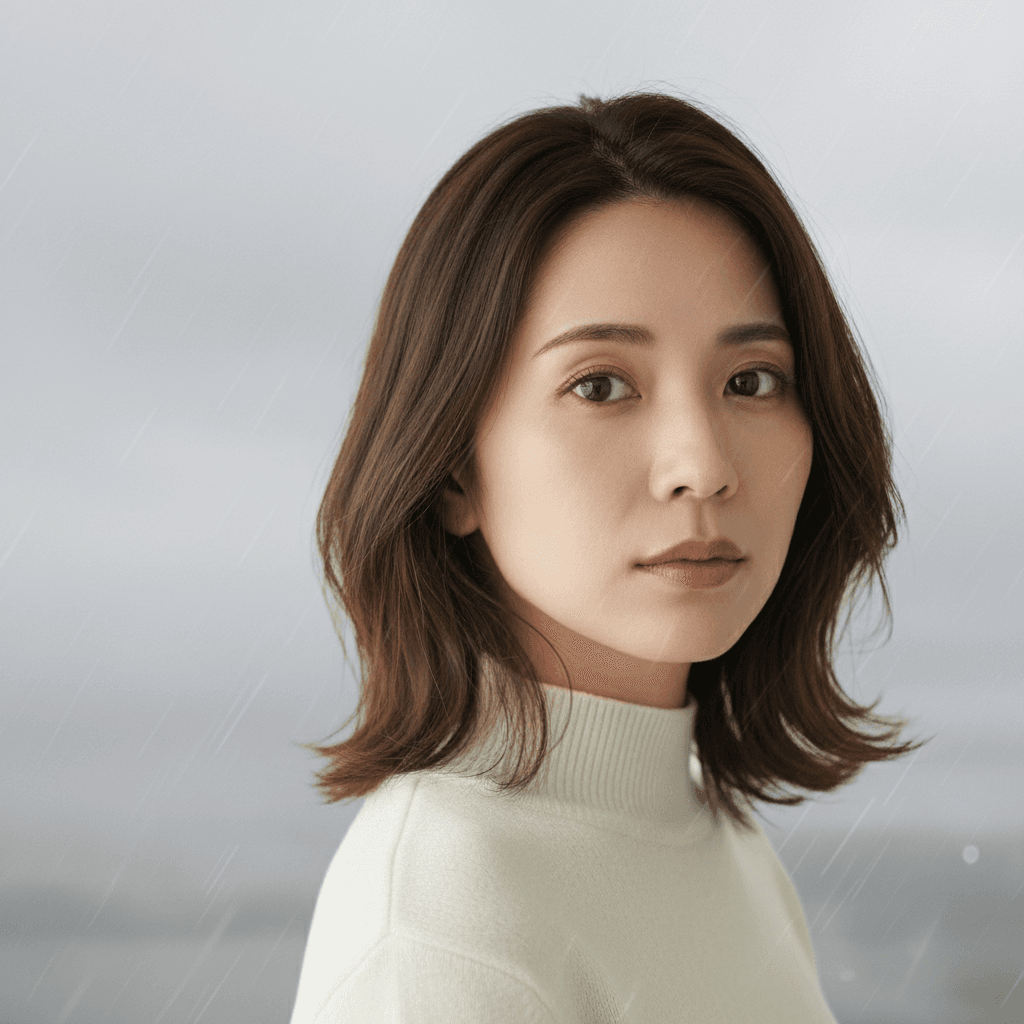 雨の日背景に変更する加工プロンプト — After